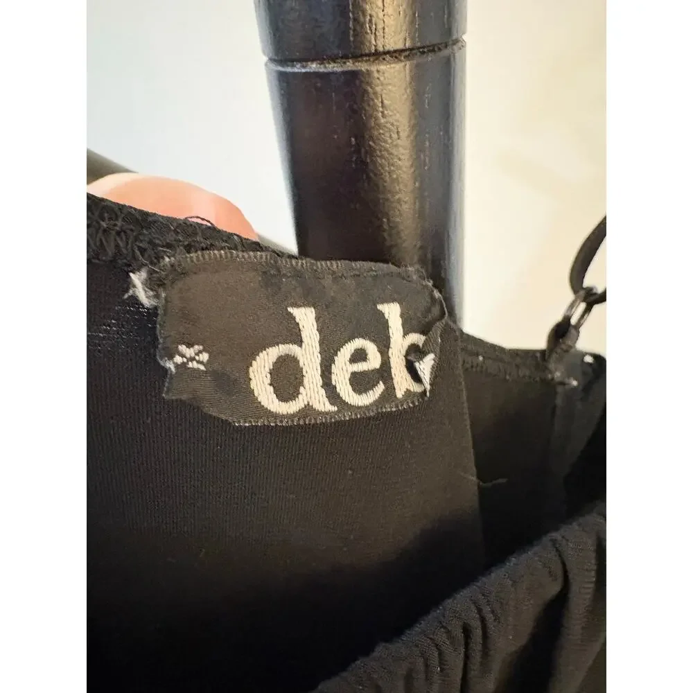 Deb Y2K Black Hi-Low Dress – Size XXS-whimsy goth romantic fairy - Picture 5 of 5